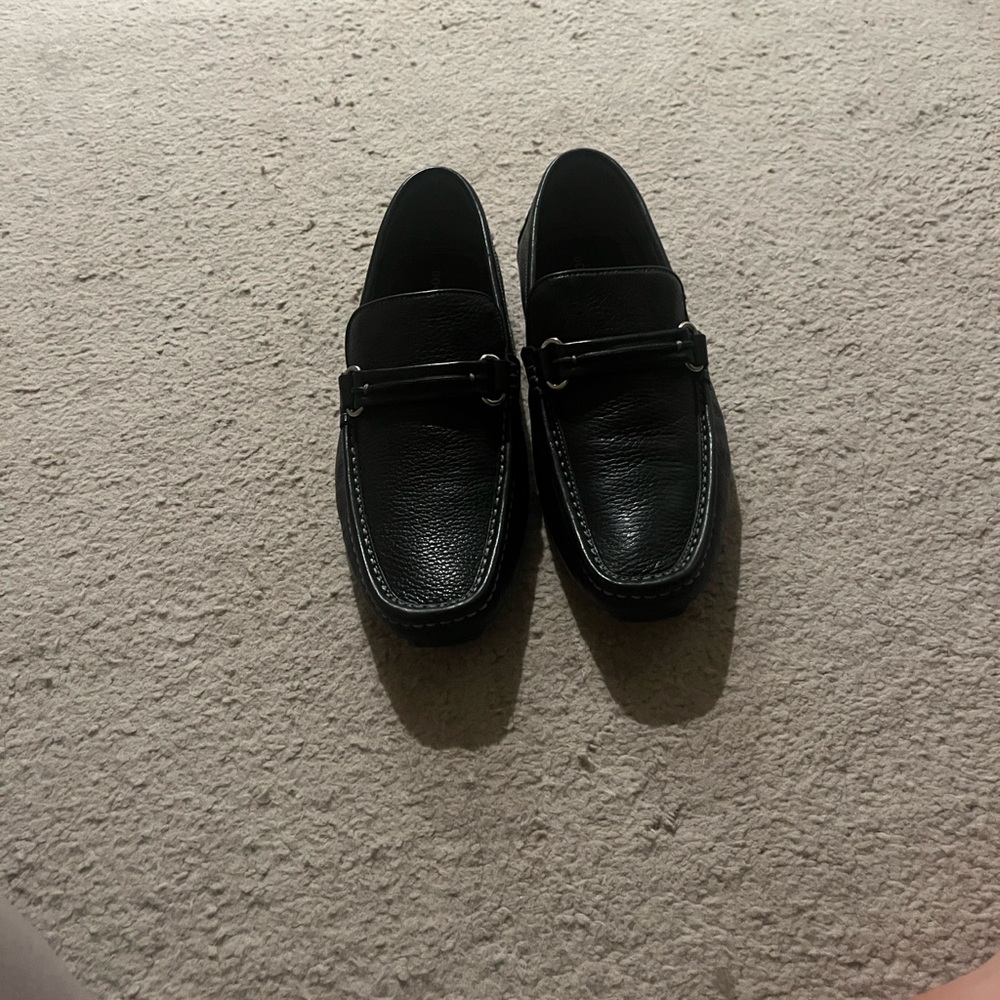 Men's Black Loafers Size 9